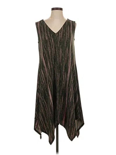 Pre-owned H By Halston Casual Dress In Brown