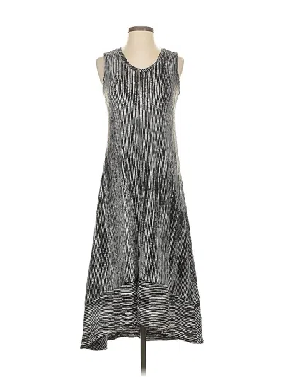 Pre-owned H By Halston Casual Dress In Gray