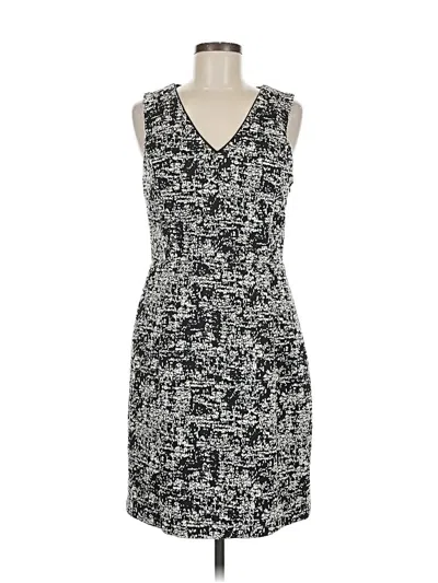 Pre-owned H By Halston Casual Dress In Gray