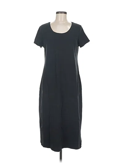 Pre-owned H By Halston Casual Dress In Gray