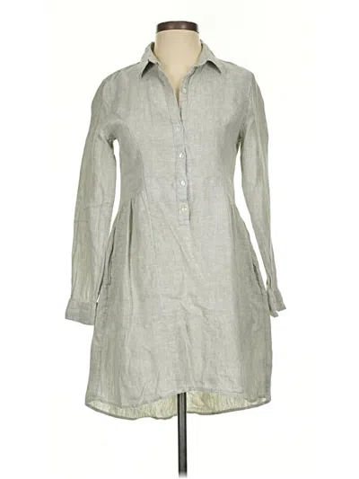 Pre-owned H By Halston Casual Dress In Gray