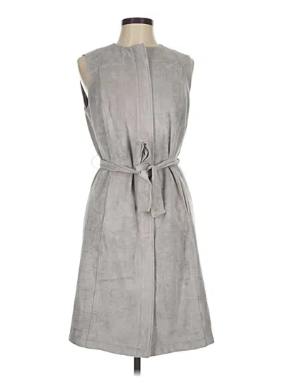 Pre-owned H By Halston Casual Dress In Gray