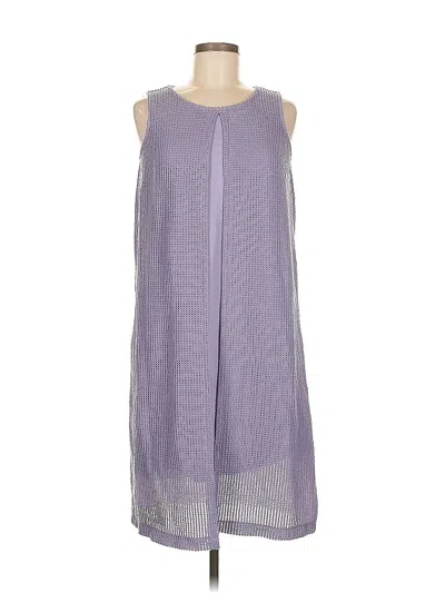 Pre-owned H By Halston Casual Dress In Purple