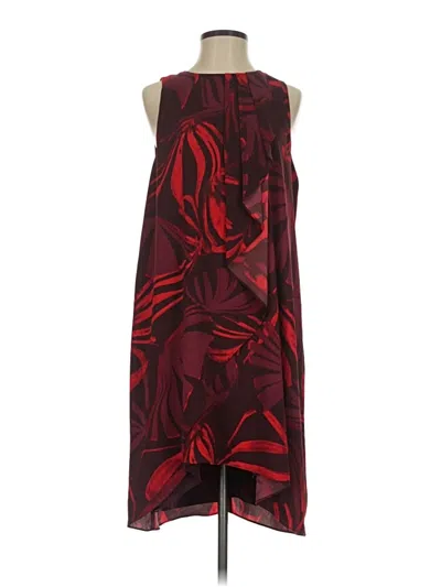 Pre-owned H By Halston Casual Dress In Red
