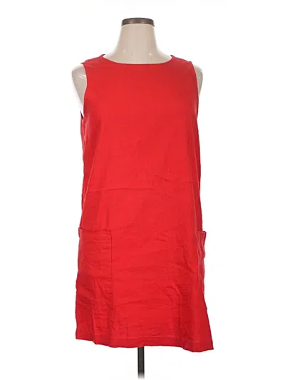 Pre-owned H By Halston Casual Dress In Red