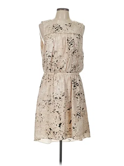 Pre-owned H By Halston Casual Dress In Tan
