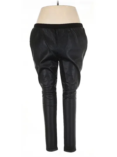 Pre-owned H By Halston Casual Pants In Black