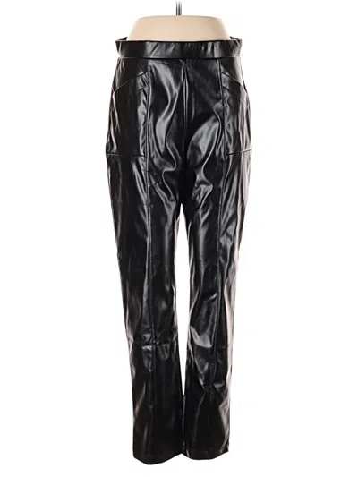 Pre-owned H By Halston Casual Pants In Black