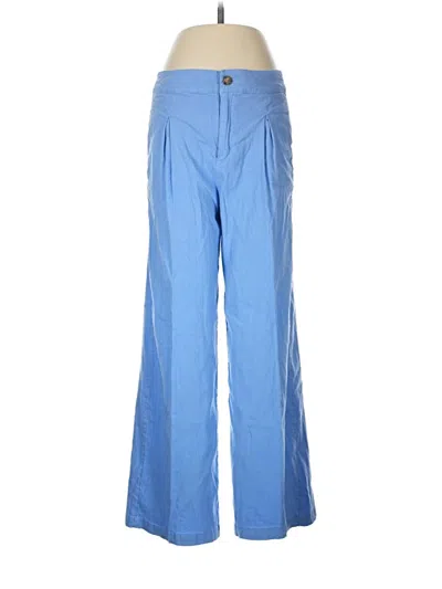 Pre-owned H By Halston Casual Pants In Blue