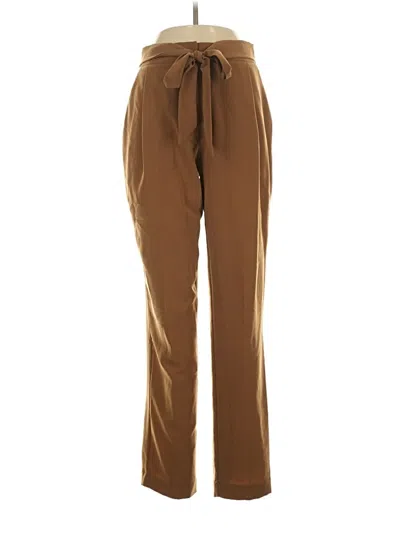 Pre-owned H By Halston Casual Pants In Brown