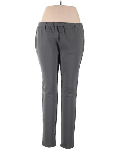 Pre-owned H By Halston Casual Pants In Gray