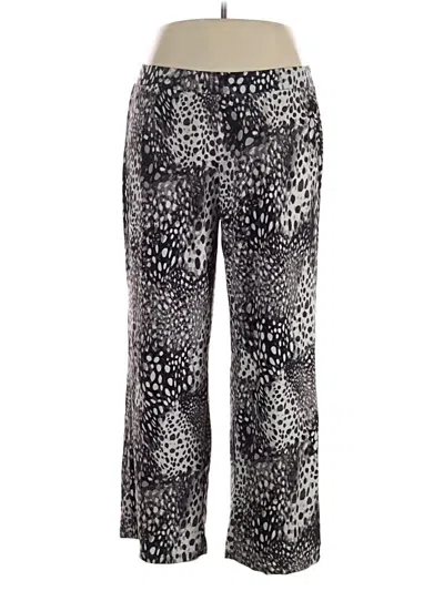 Pre-owned H By Halston Casual Pants In Silver