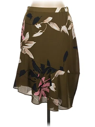 Pre-owned H By Halston Casual Skirt In Brown