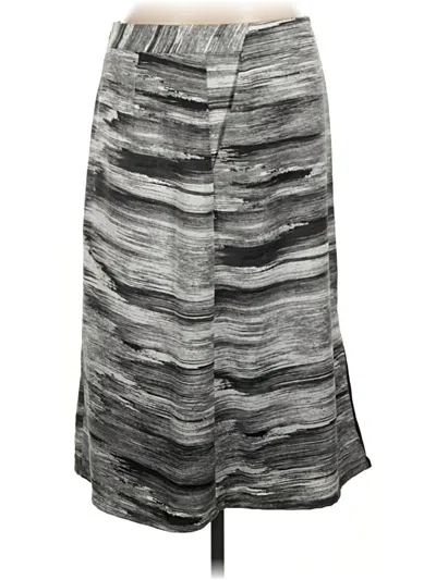 Pre-owned H By Halston Casual Skirt In Gray