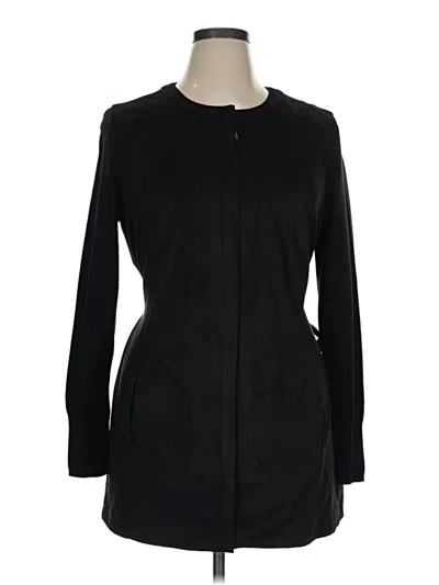 Pre-owned H By Halston Coat In Black