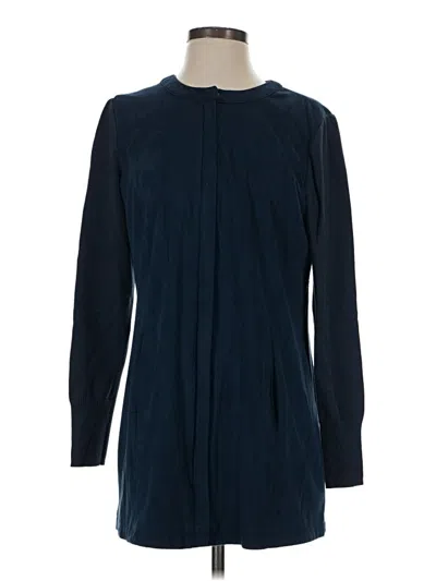 Pre-owned H By Halston Coat In Blue