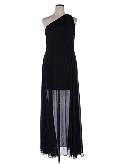 Pre-owned H By Halston Cocktail Dress In Black