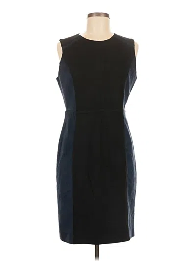 Pre-owned H By Halston Cocktail Dress In Black