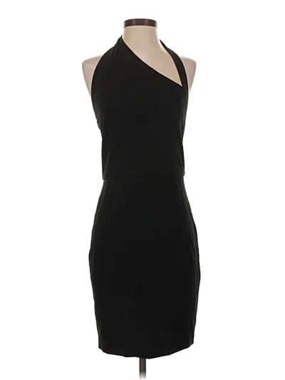 Pre-owned H By Halston Cocktail Dress In Black