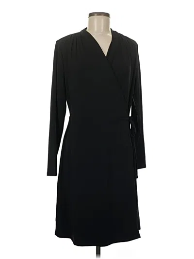 Pre-owned H By Halston Cocktail Dress In Black