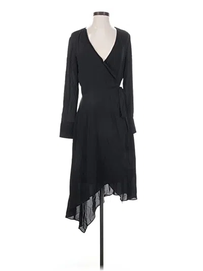 Pre-owned H By Halston Cocktail Dress In Black