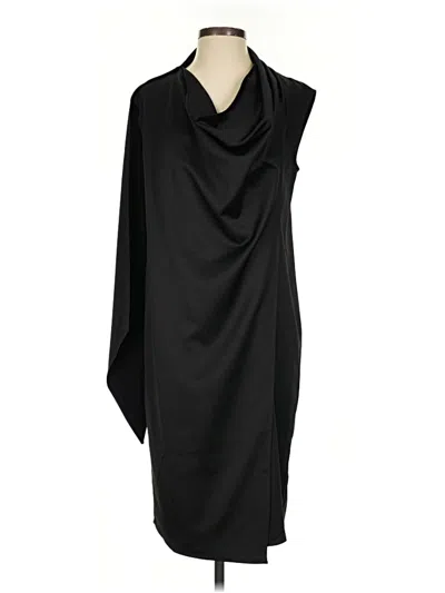 Pre-owned H By Halston Cocktail Dress In Black