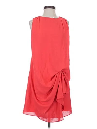 Pre-owned H By Halston Cocktail Dress In Red