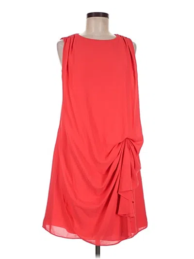 Pre-owned H By Halston Cocktail Dress In Red