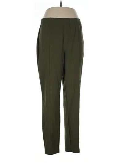 Pre-owned H By Halston Dress Pants In Green