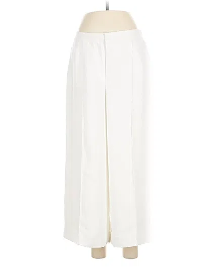 Pre-owned H By Halston Dress Pants In White