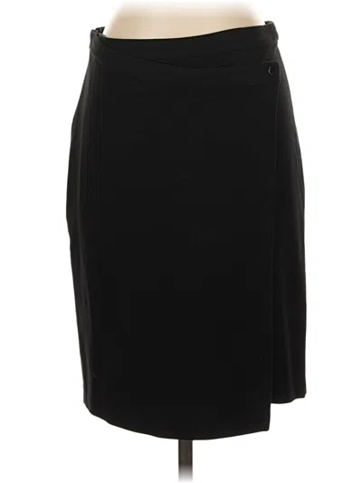 Pre-owned H By Halston Formal Skirt In Black