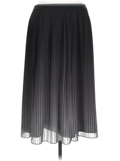 Pre-owned H By Halston Formal Skirt In Black