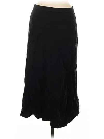 Pre-owned H By Halston Formal Skirt In Black