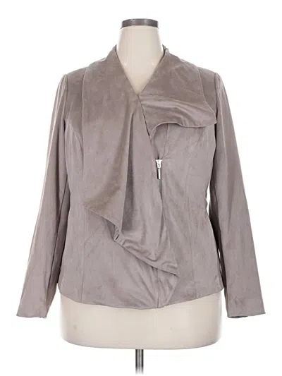 Pre-owned H By Halston Jacket In Gray