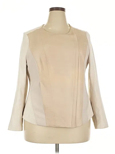 Pre-owned H By Halston Jacket In Ivory