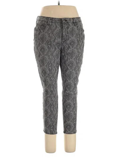 Pre-owned H By Halston Jeggings In Gray