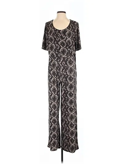 Pre-owned H By Halston Jumpsuit In Black