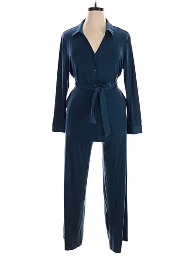 Pre-owned H By Halston Jumpsuit In Blue
