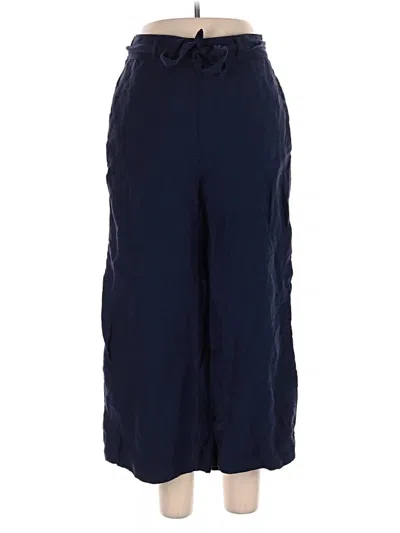 Pre-owned H By Halston Linen Pants In Blue