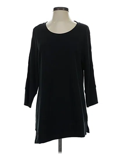 Pre-owned H By Halston Pullover Sweater In Black