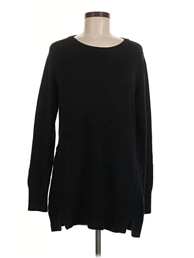 Pre-owned H By Halston Pullover Sweater In Black
