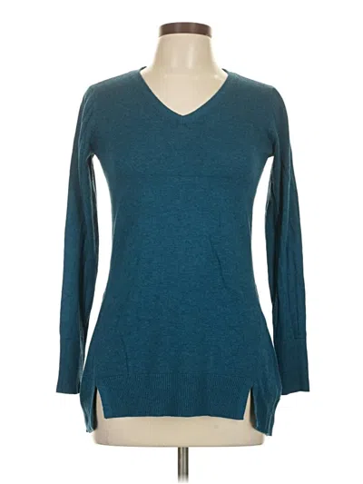 Pre-owned H By Halston Pullover Sweater In Blue