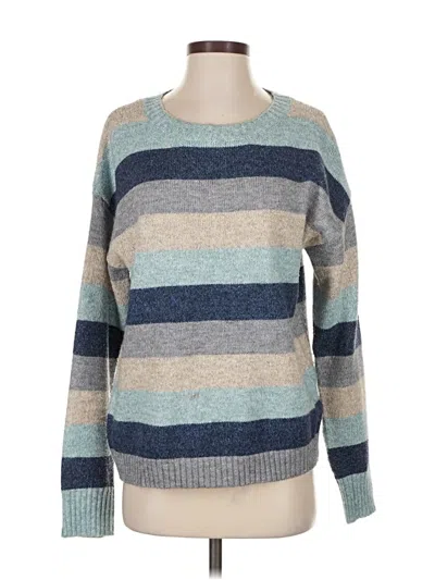 Pre-owned H By Halston Pullover Sweater In Blue