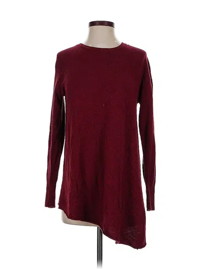 Pre-owned H By Halston Pullover Sweater In Burgundy