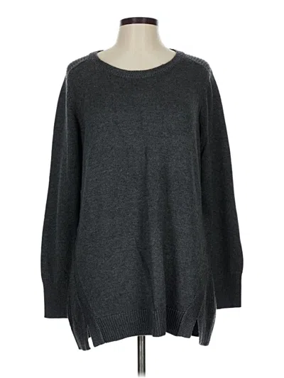Pre-owned H By Halston Pullover Sweater In Gray