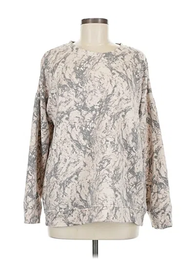 Pre-owned H By Halston Pullover Sweater In Gray