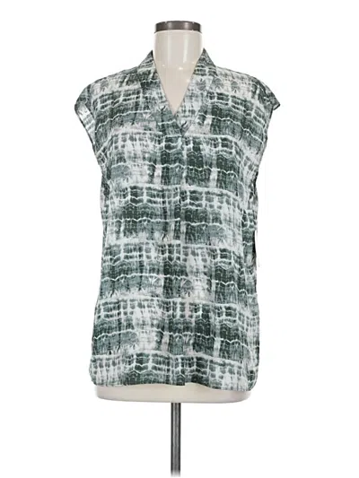 H By Halston Sleeveless Blouse In Green