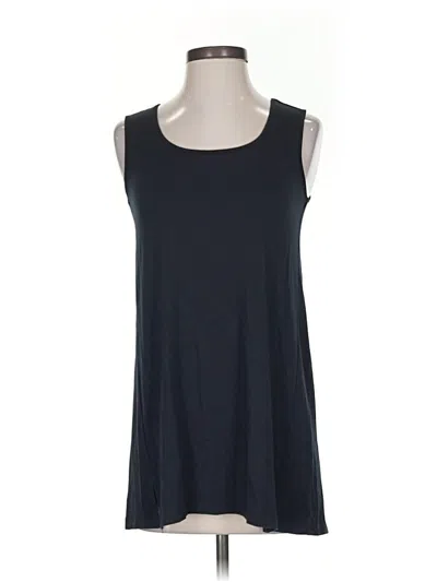 Pre-owned H By Halston Sleeveless T-shirt In Black
