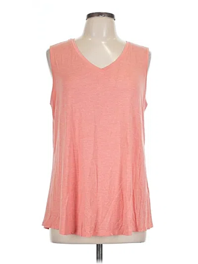 Pre-owned H By Halston Sleeveless T-shirt In Pink