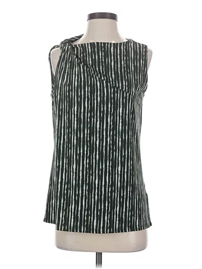 Pre-owned H By Halston Sleeveless T-shirt In Silver